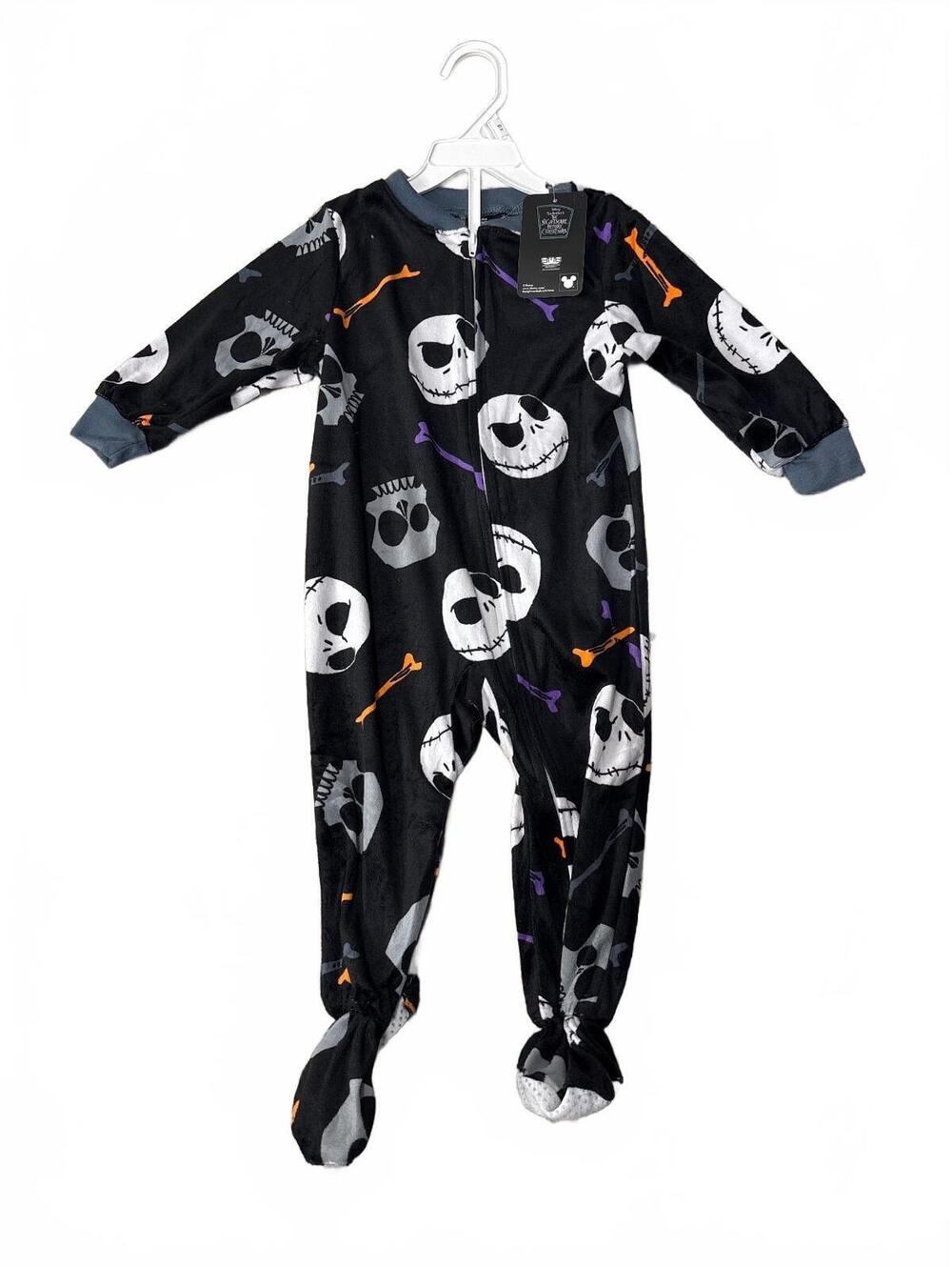Disney The Nightmare Before Christmas Baby Footed Pajamas Size 18M